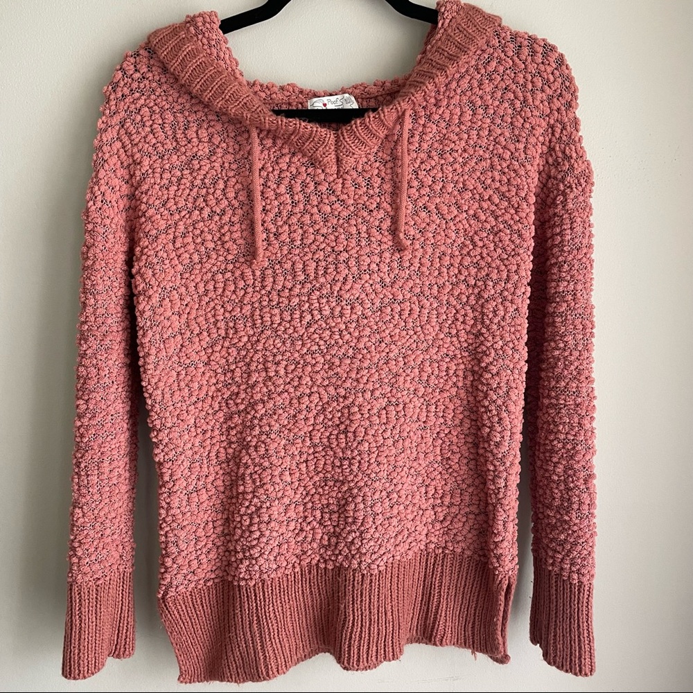 Popcorn Chenille Hoodie